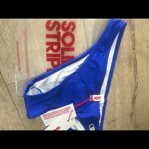 SOLID & STRIPED BIKINI Top and Bottom, Medium, NWT - Picture 13 of 14